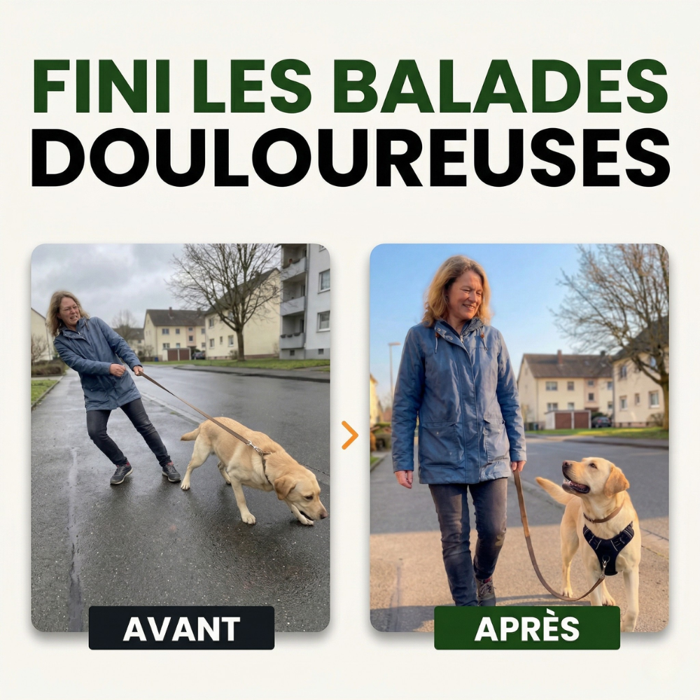 Harnais Anti-Traction PetLuna™